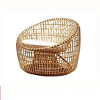 Outdoor Sofa Woven Rattan Chair Tea Table Combination